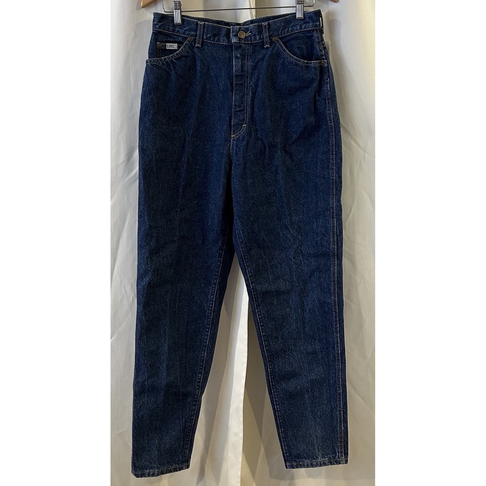 VINTAGE 80s 90s Lee Riders Denim Jeans Women 14 Pet Relaxed Tapered High Rise